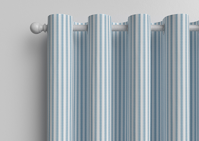 Lace Stripes, River - Made to Measure Curtains - Image 12